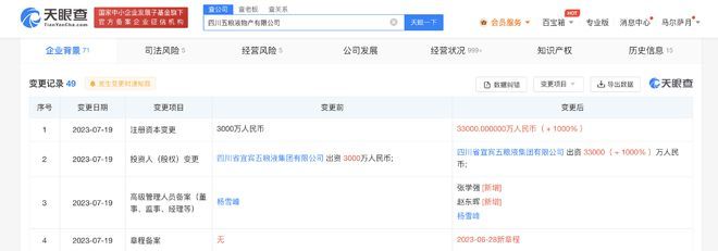 五糧液物產公司增資擴產，薯類銷售業務迎來戰略升級